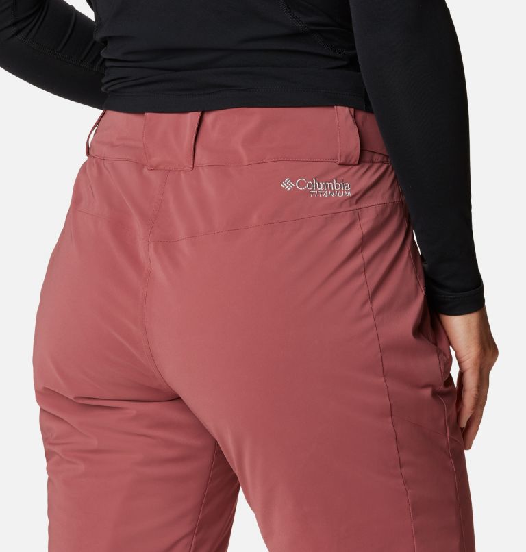Thumbnail: Pantalon de Ski Isolé Imperméable Backslope III Femme, Color: Beetroot, image 5