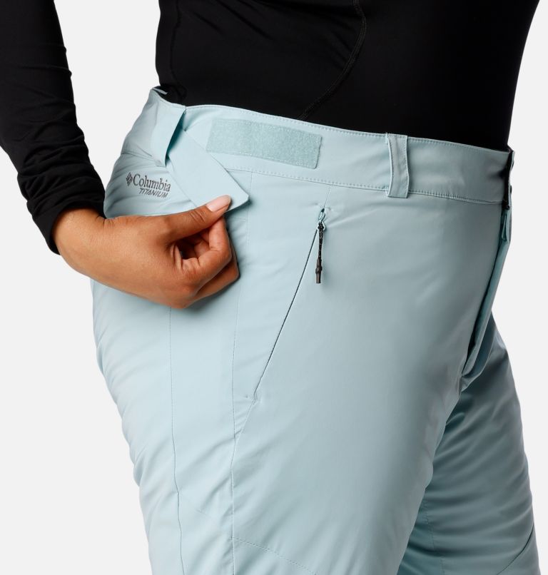 Women's Backslope III Insulated Pants - Plus Size, Color: Aqua Haze, image 6