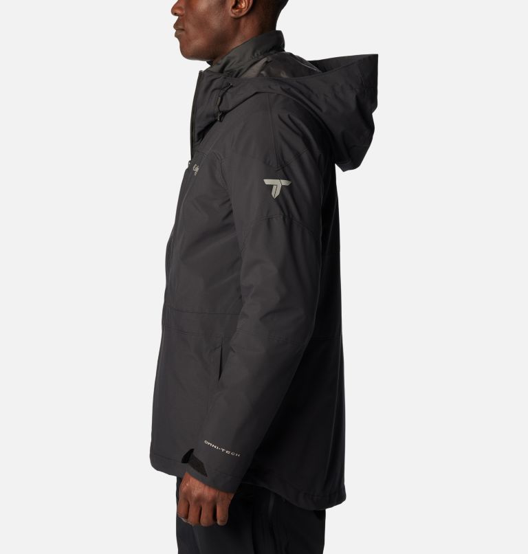 Thumbnail: Men's Powder Canyon Interchange II Jacket, Color: Black, image 3