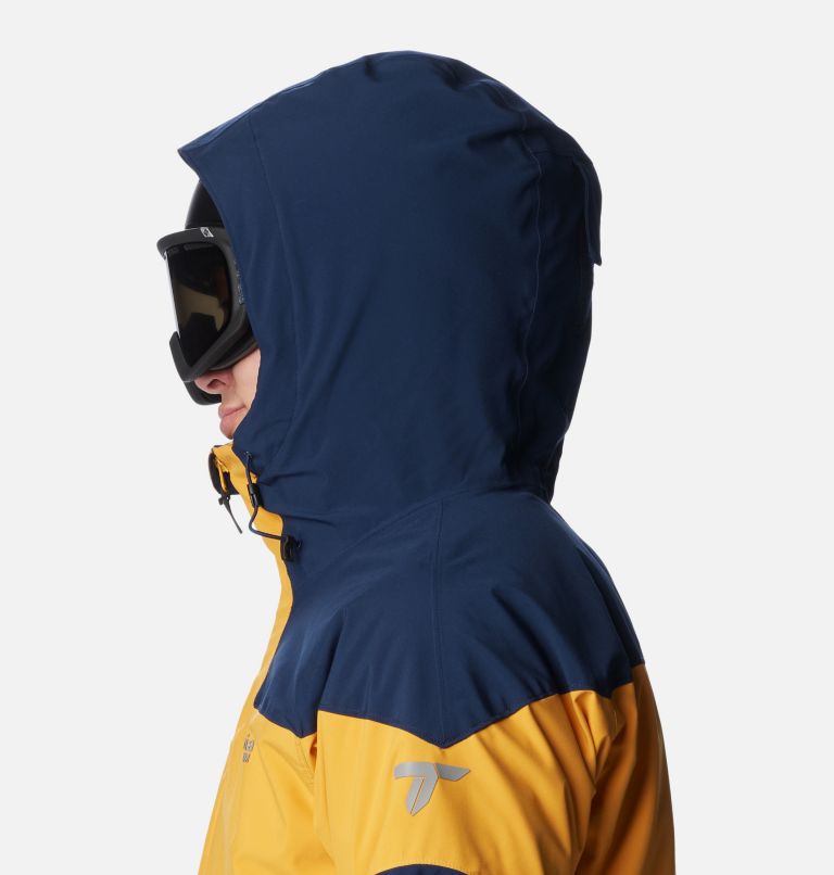 Powder Canyon Interchange II Jacket | 464 | XL, Color: Collegiate Navy, Raw Honey, image 8