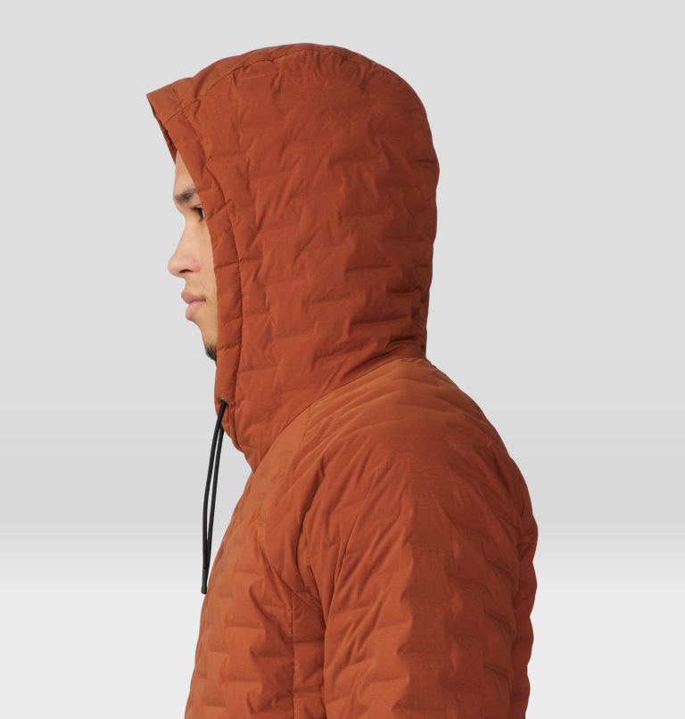 Men's Stretchdown Light Pullover Hoody, Color: Iron Oxide, image 5