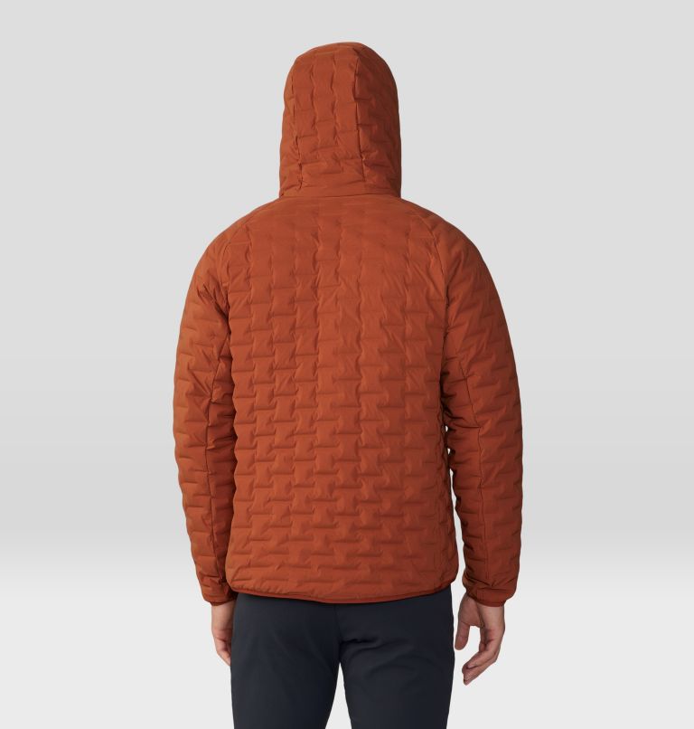 Men's Stretchdown Light Pullover Hoody, Color: Iron Oxide, image 2