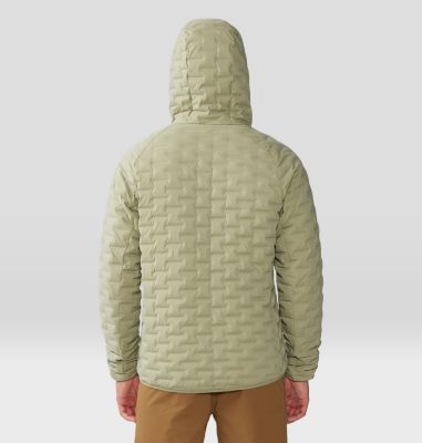Men's Stretchdown Light Pullover Hoody, Color: Mantis Green, image 2