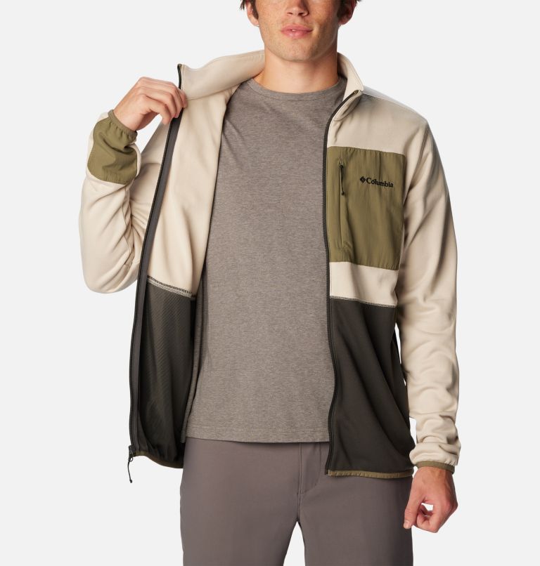 Buy Columbia Hakatai full zip jacket in green and brown- find