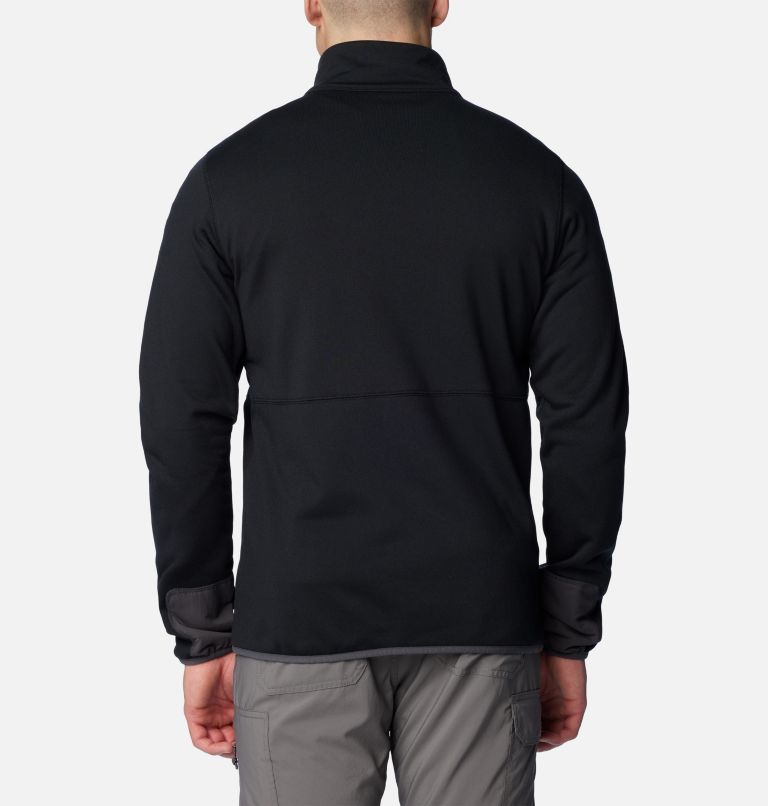Forro polar técnico con media cremallera Columbia Hike para hombre, Color: Black, image 2