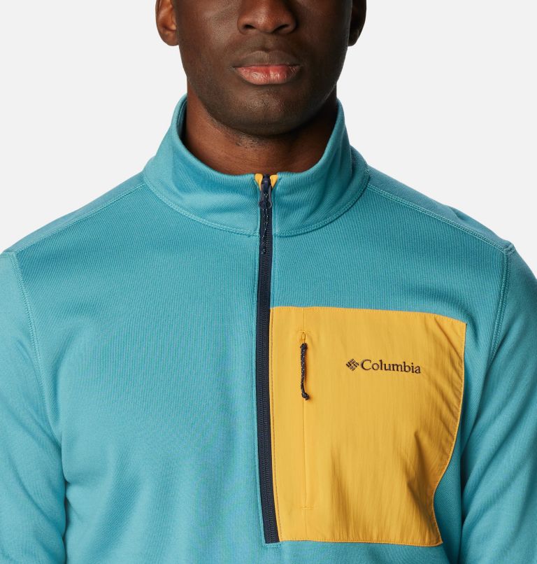 Columbia Hike Half Zip | 424 | M, Color: Shasta, Collegiate Navy, image 4