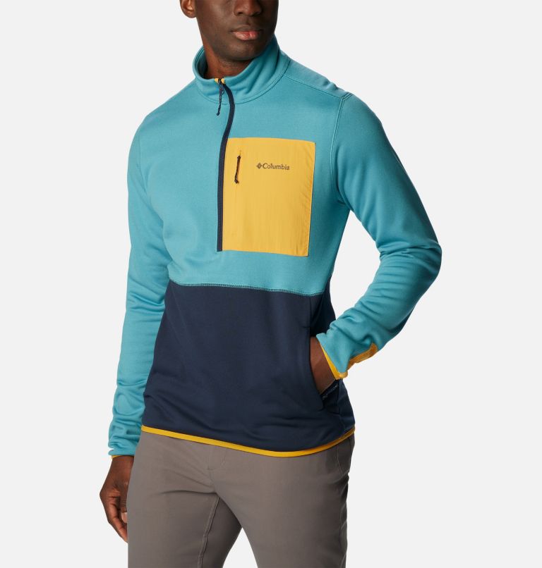 Columbia Hike Half Zip | 424 | M, Color: Shasta, Collegiate Navy, image 5