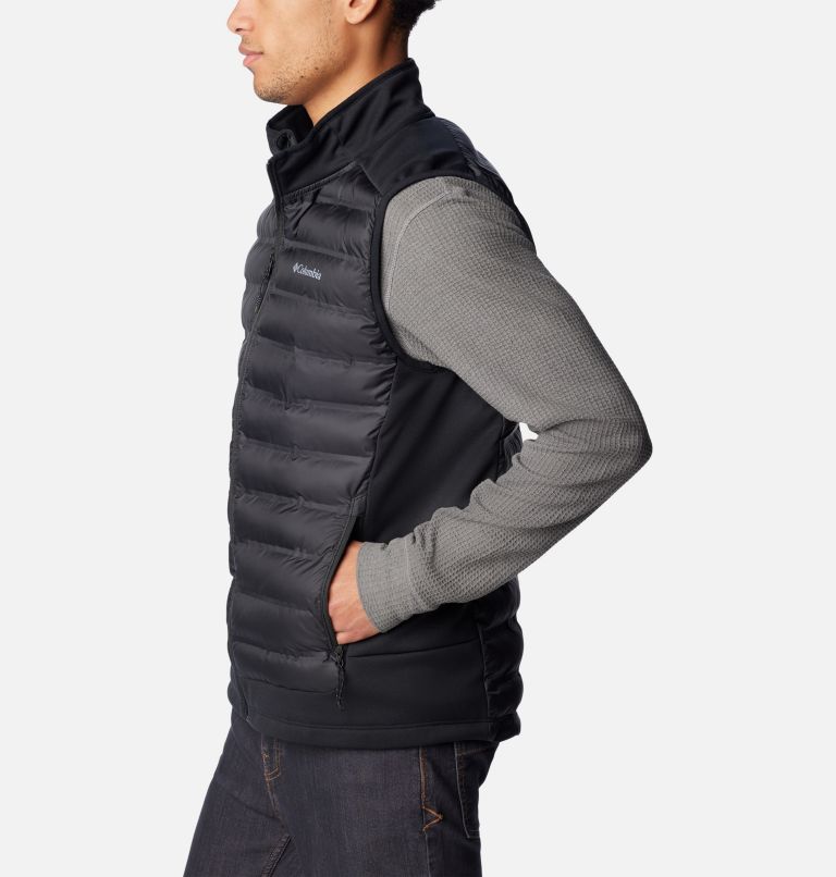 Men's Out-Shield Hybrid Vest, Color: Black, image 3