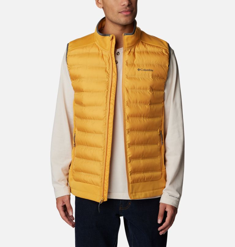 Gilet sans best sale manche jaune