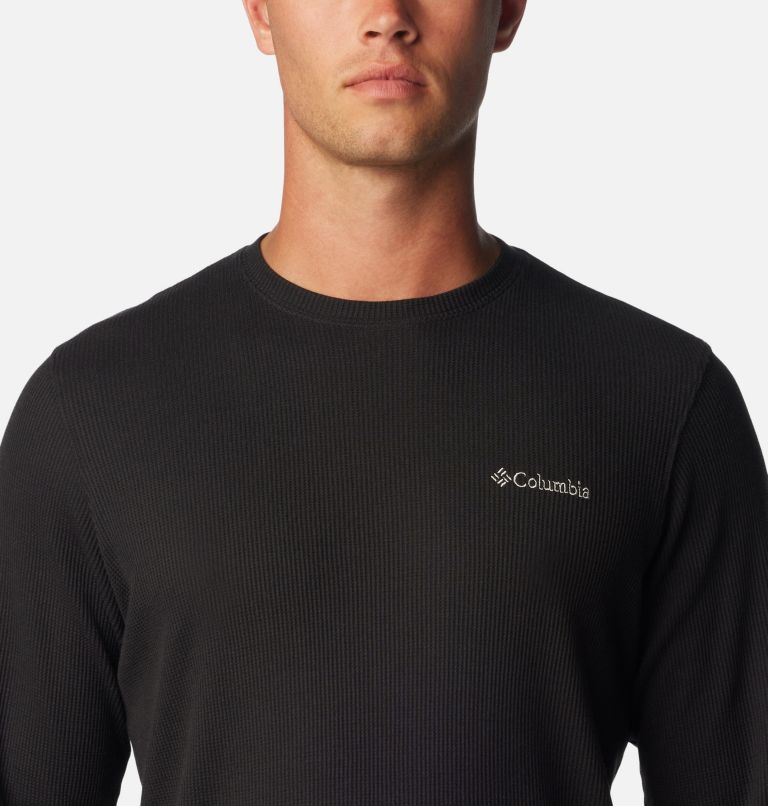 Men's Pitchstone Knit Crew Sweatshirt, Color: Black, image 4