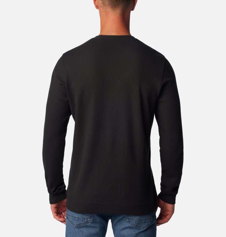 Men's Pitchstone Knit Crew Sweatshirt, Color: Black, image 2