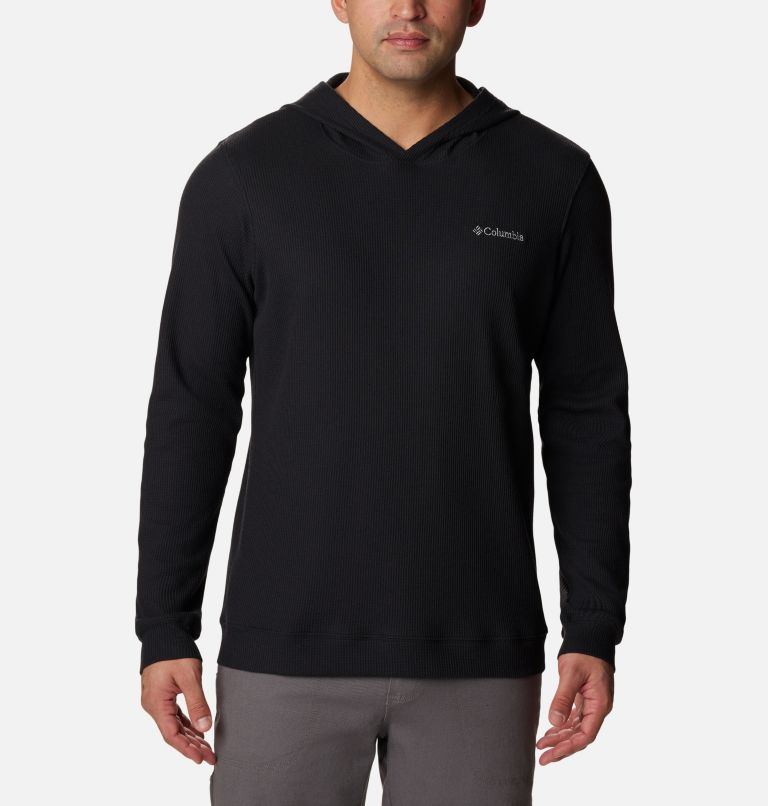 Chandail à capuchon en tricot Pitchstone pour hommes, Color: Black, image 1