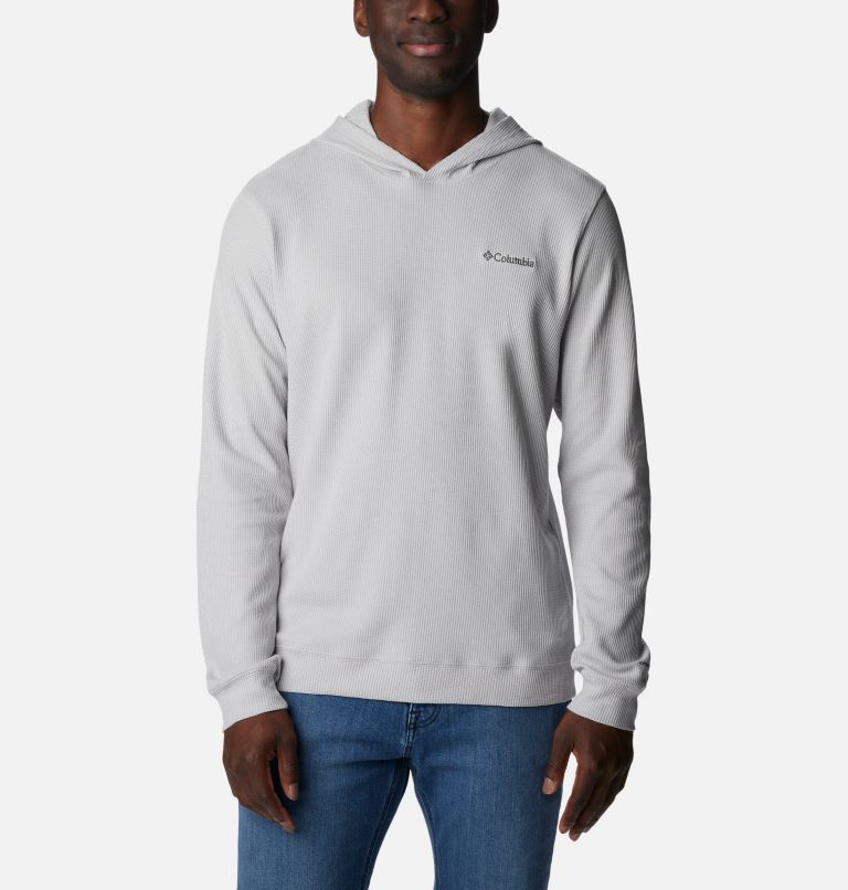 Men's Pitchstone Knit Hoodie, Color: Columbia Grey, image 1