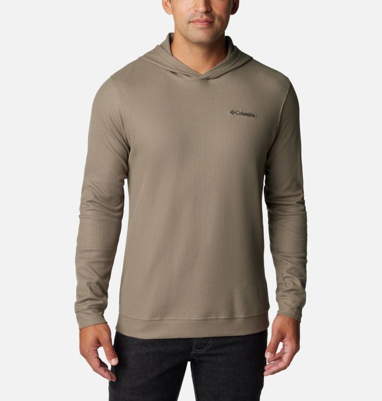 Thumbnail: Men's Pitchstone Knit Hoodie, Color: Stone Green, image 1