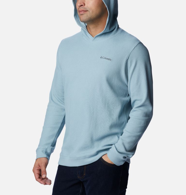 Chandail à capuchon en tricot Pitchstone pour hommes, Color: Stone Blue, image 5