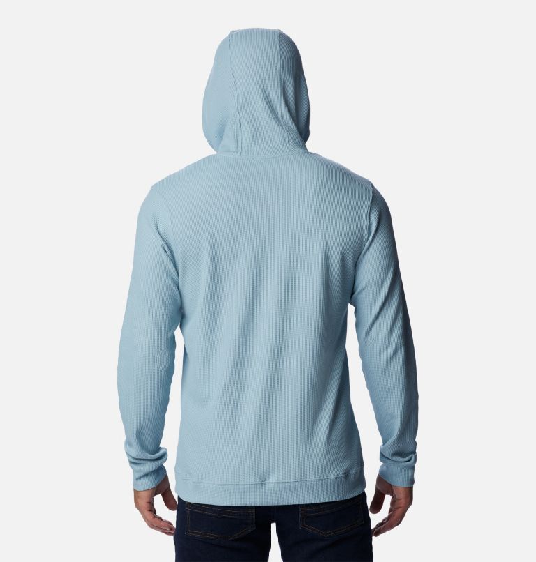 Thumbnail: Pitchstone Knit Hoodie | 460 | L, Color: Stone Blue, image 2