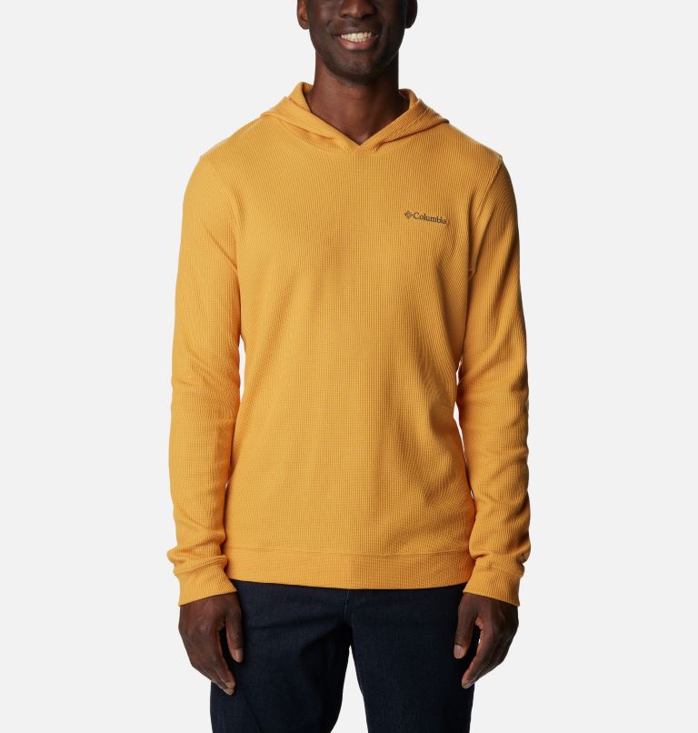 Thumbnail: Men's Pitchstone Knit Hoodie, Color: Raw Honey, image 1