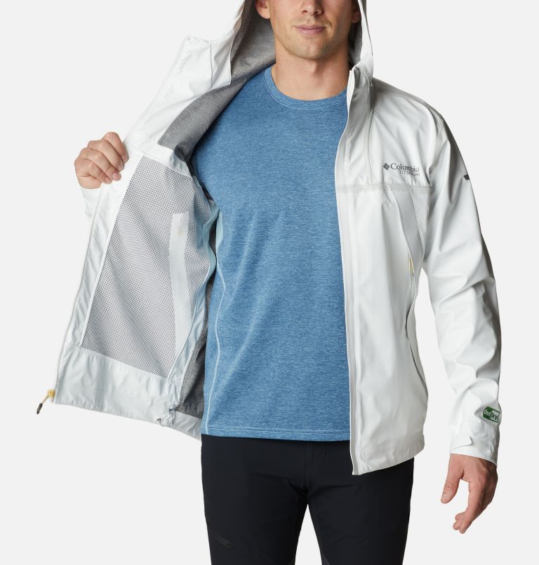 Men's OutDry Extreme Eco II Tech Shell Jacket, Color: White Undyed, image 5