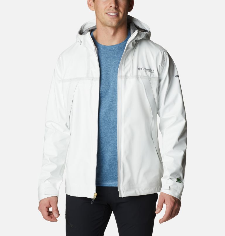 Thumbnail: Men's OutDry Extreme Eco II Tech Shell Jacket, Color: White Undyed, image 8