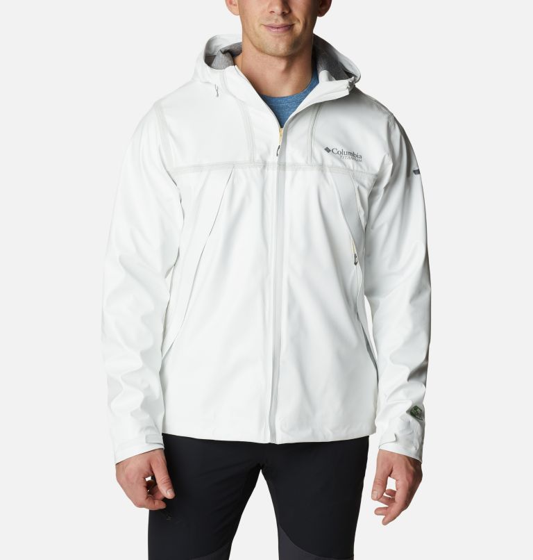 Men's OutDry Extreme Eco II Tech Shell Jacket, Color: White Undyed, image 1