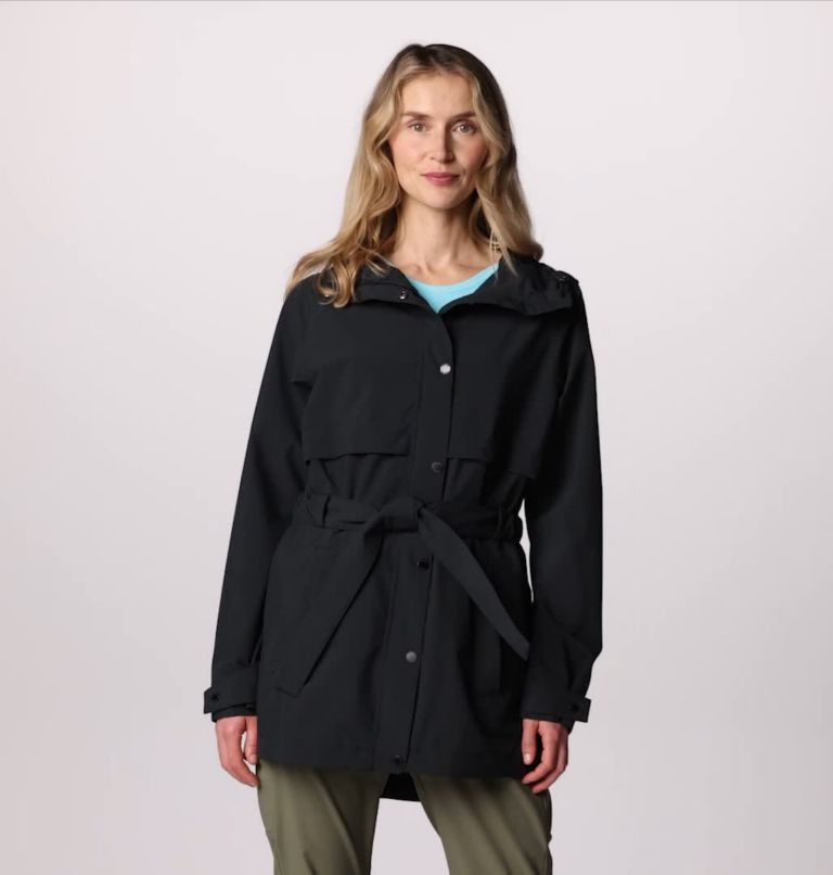 Saimwear Long Fleece Trench Coat For Women's LY 0023