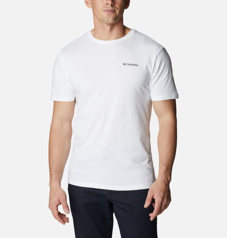 Men's Barton Springs Graphic T-Shirt, Color: White, image 2