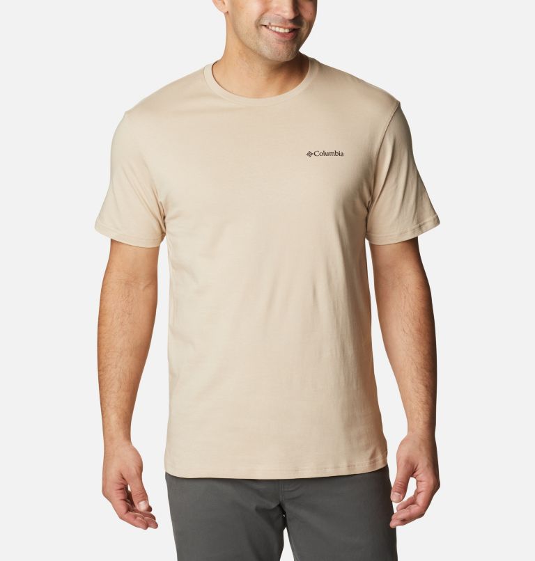 Camiseta estampada Barton Springs para hombre, Color: Ancient Fossil, image 2