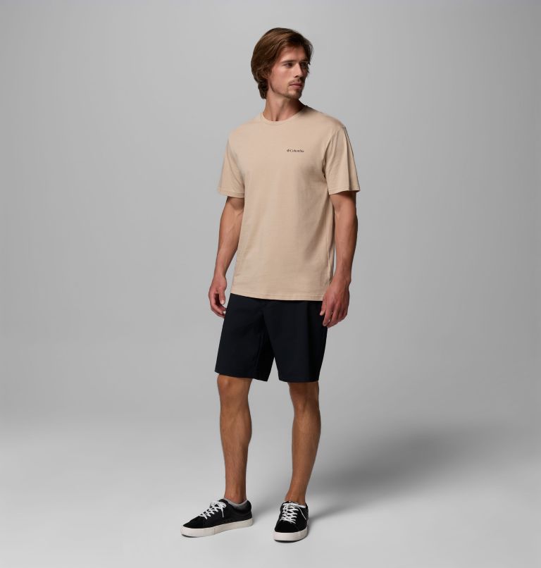 Men's Barton Springs Graphic T-Shirt, Color: Ancient Fossil, image 2