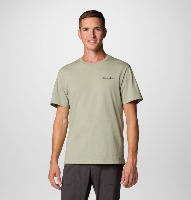 Men's Barton Springs Graphic T-Shirt, Color: Safari, Black, image 2