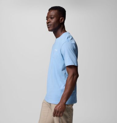 T-shirt grafica Barton Springs da uomo, Color: Ripple Blue, Alpenglow, image 20