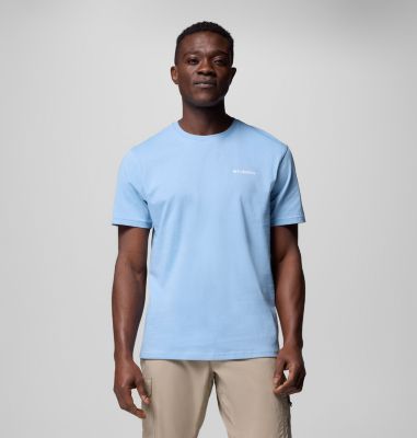 T-shirt grafica Barton Springs da uomo, Color: Ripple Blue, Alpenglow, image 19