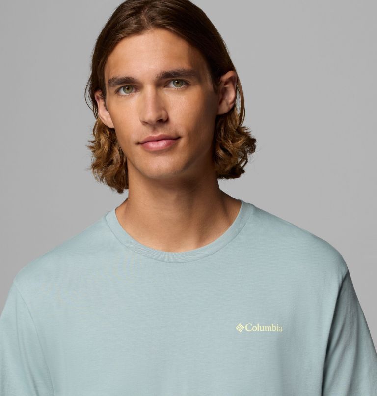 T-shirt Graphique Barton Springs Homme, Color: Crushed Blue, Citron Haze, image 5