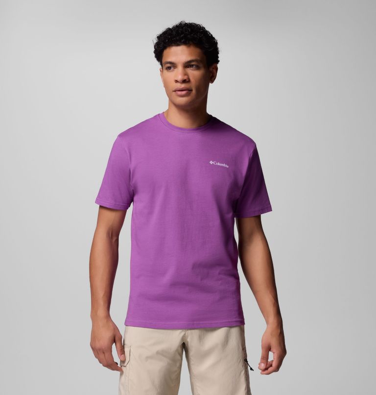 Camiseta estampada Barton Springs para hombre, Color: Razzle, image 3