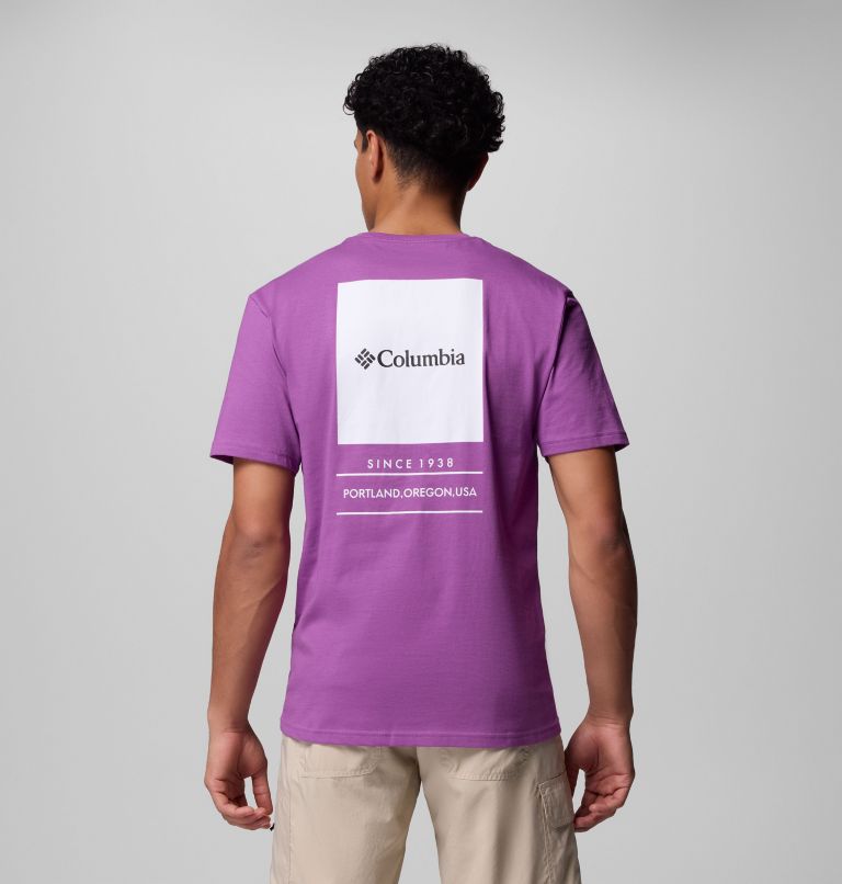 Camiseta estampada Barton Springs para hombre, Color: Razzle, image 1