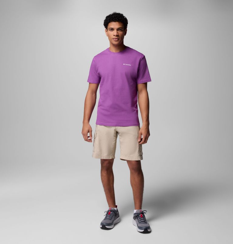 Camiseta estampada Barton Springs para hombre, Color: Razzle, image 2