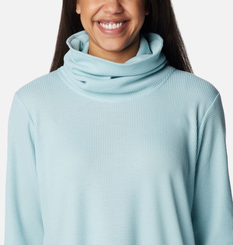 Women's Holly Hideaway™ Waffle Cowl Neck Pullover
