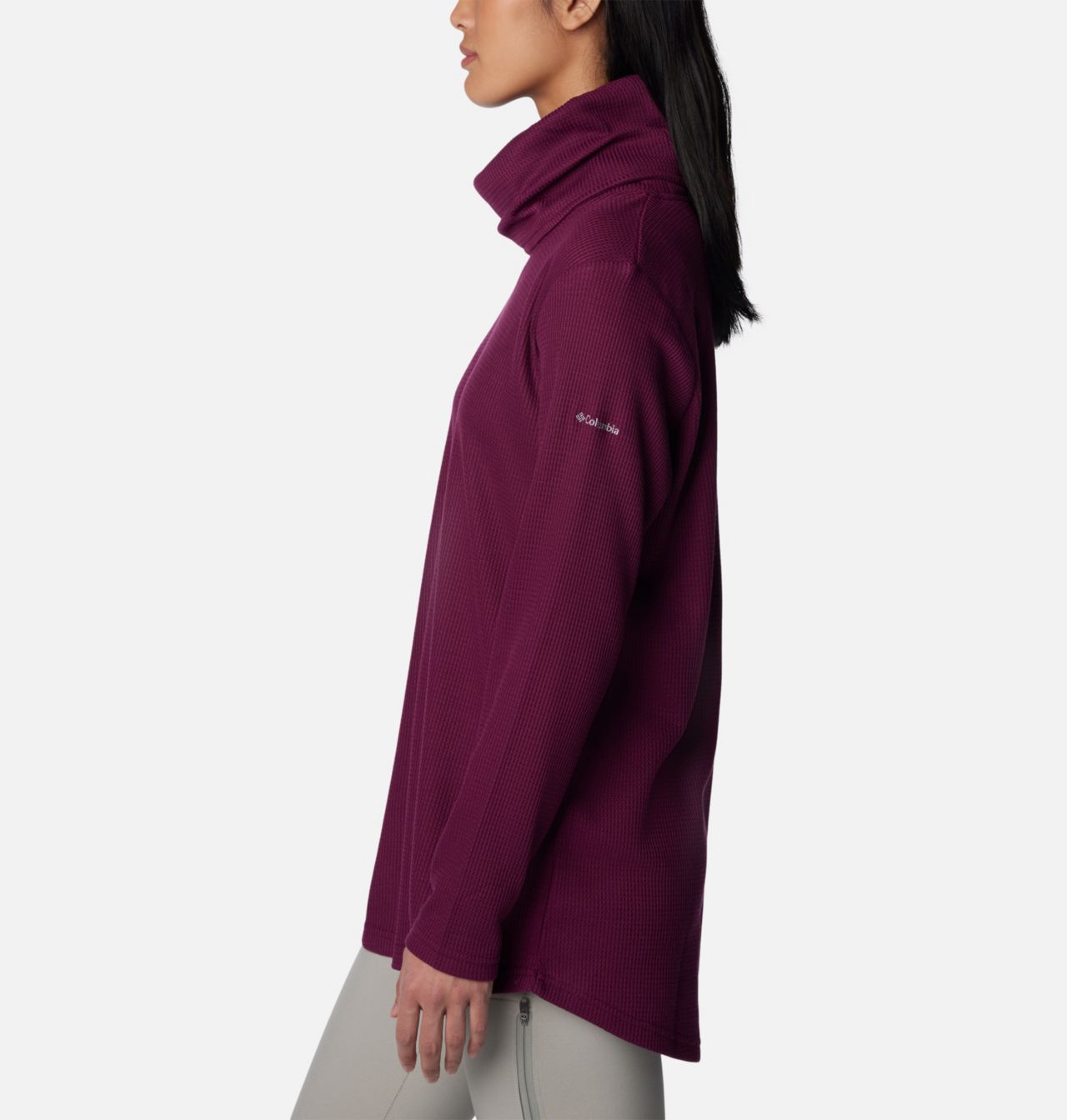 Women's Holly Hideaway™ Waffle Cowl Neck Pullover 3