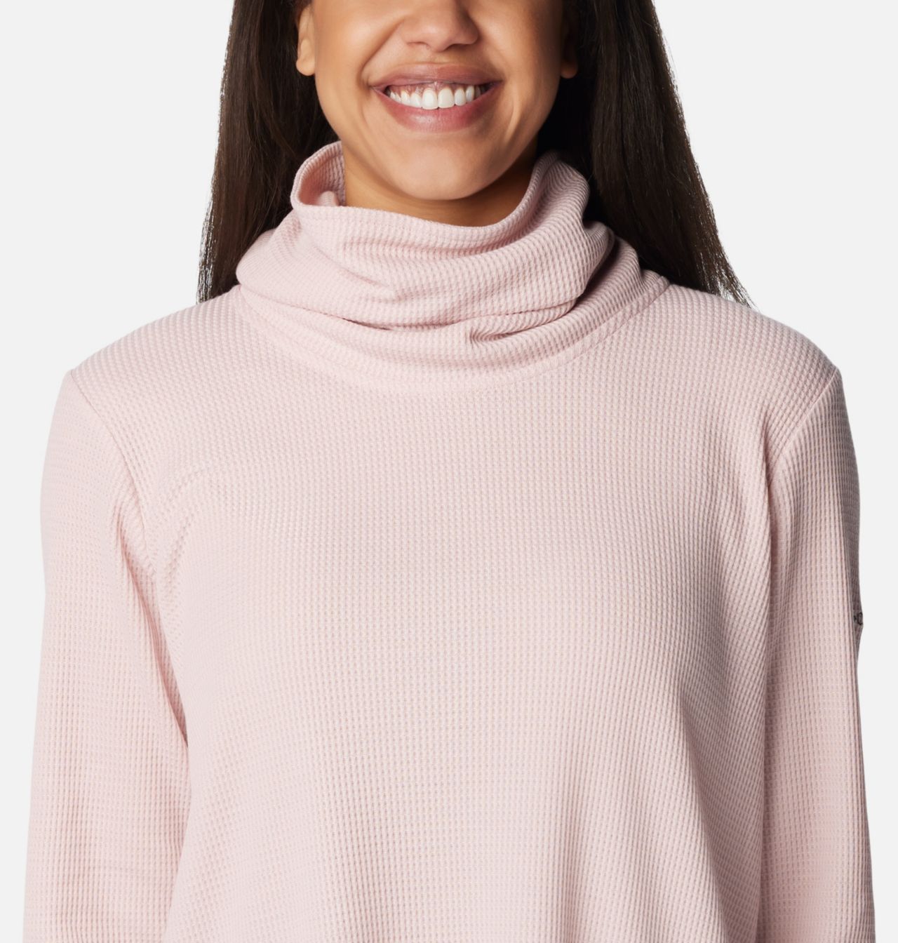 Women's Holly Hideaway™ Waffle Cowl Neck Pullover 4