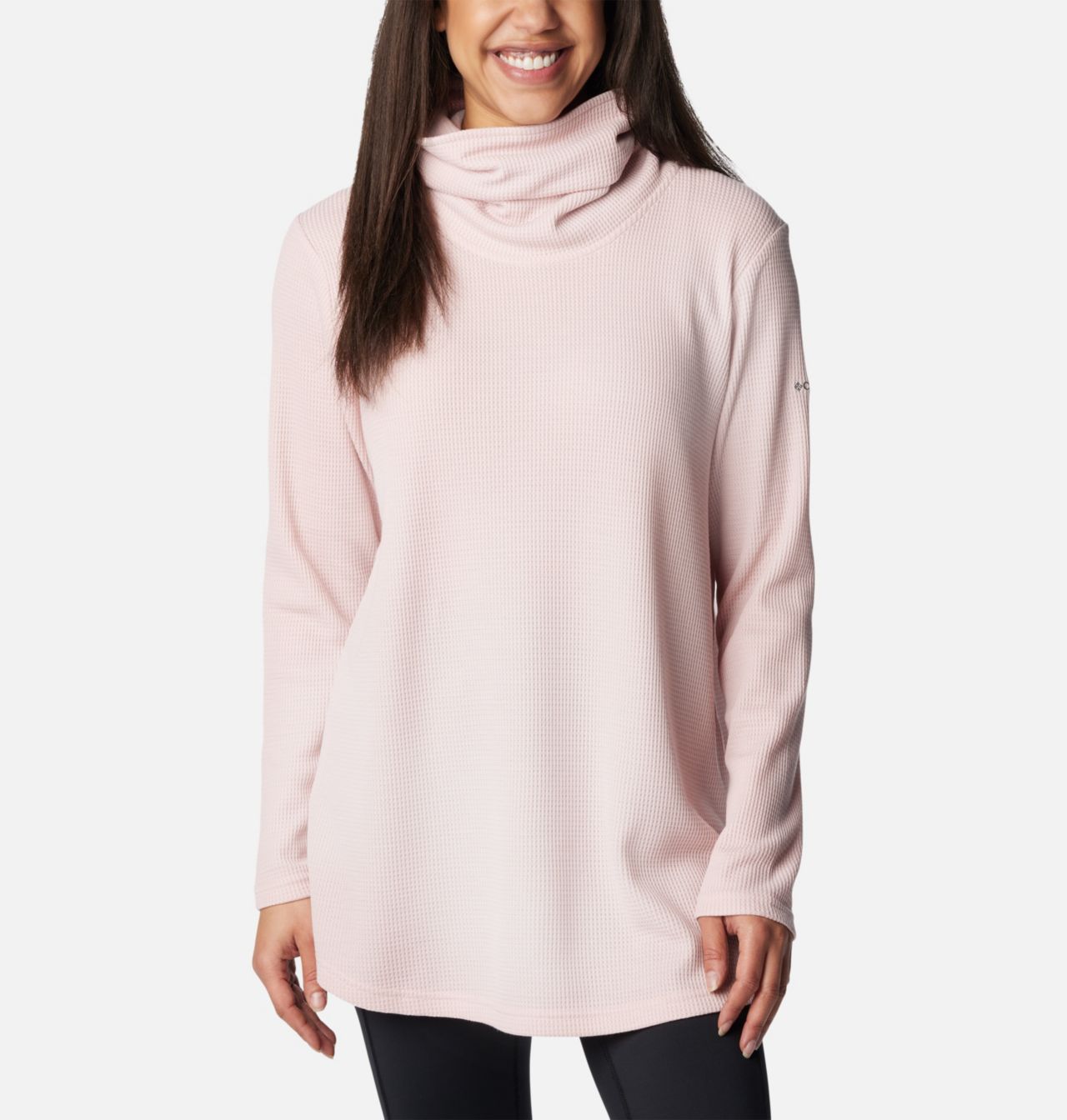 Women's Holly Hideaway™ Waffle Cowl Neck Pullover 1