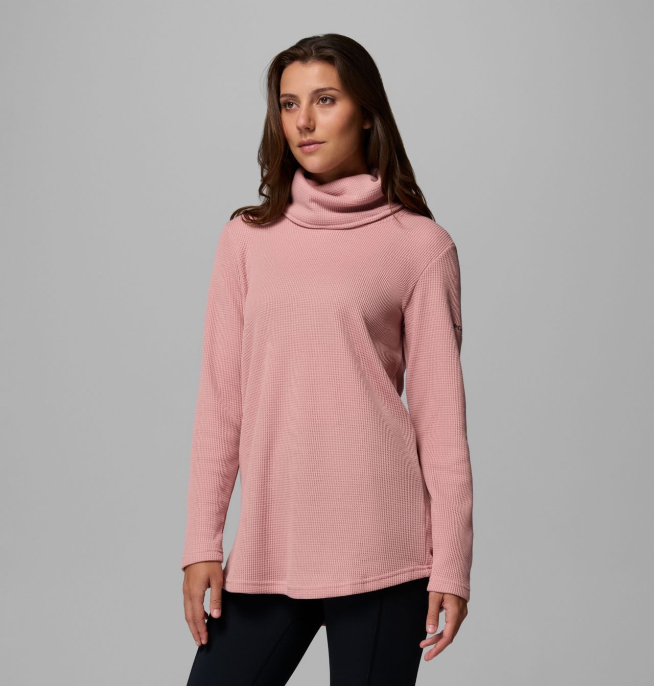 Women's Holly Hideaway™ Waffle Cowl Neck Pullover | 659 | S 4