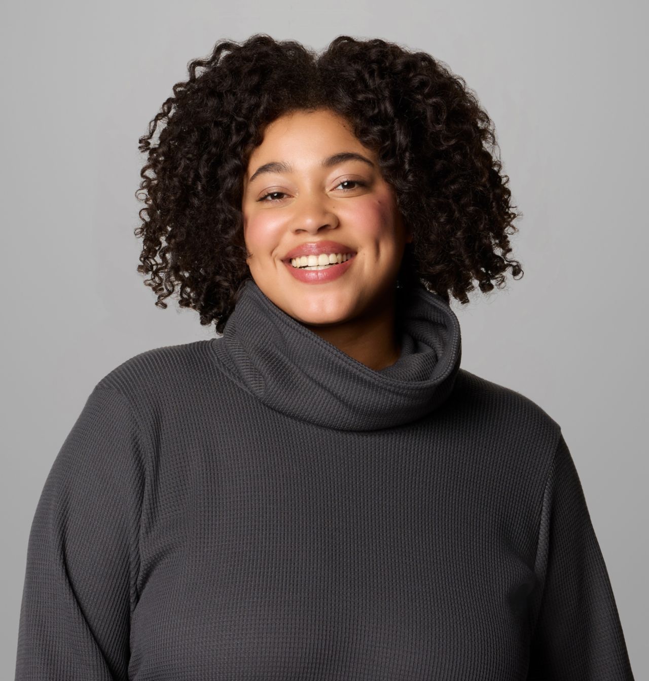 Women's Holly Hideaway™ Waffle Cowl Neck Pullover - Plus Size 5