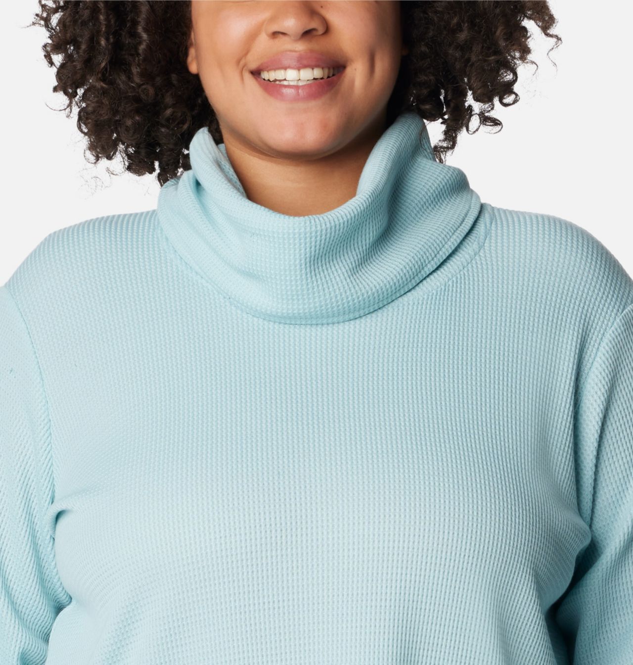 Women's Holly Hideaway™ Waffle Cowl Neck Pullover - Plus Size 4