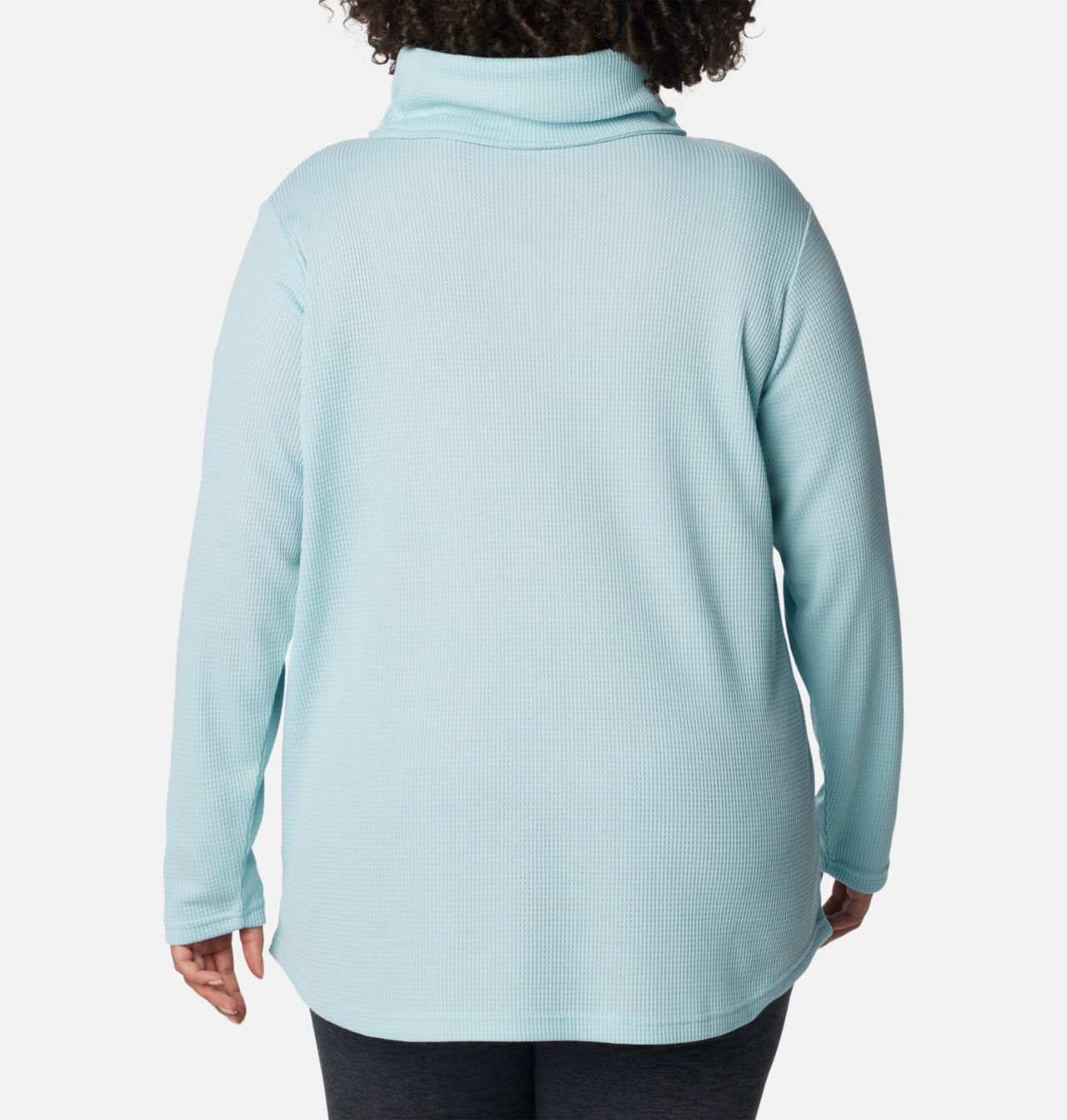 Women's Holly Hideaway™ Waffle Cowl Neck Pullover - Plus Size 2