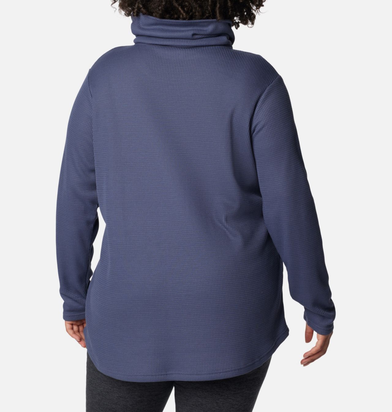 Holly Hideaway™ Waffle Cowl Neck Pullove | 466 | 1X 2