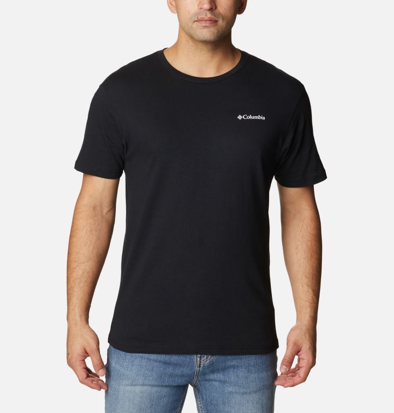Cavalry Trail SS Graphic Tee, Color: Black, Retro Multnomah Graphic, image 2