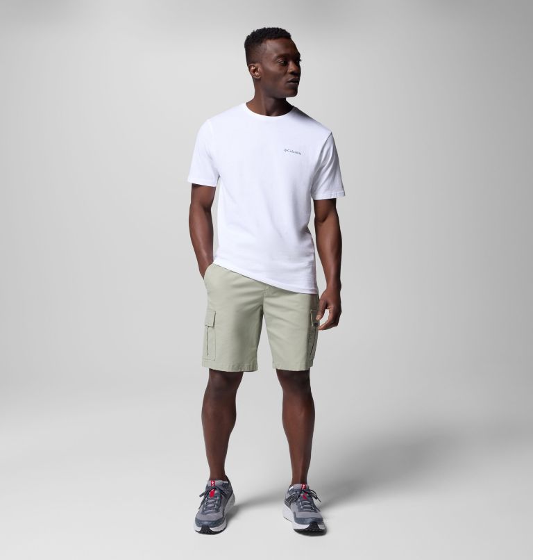 Men's Cavalry Trail Graphic T-Shirt, Color: White, 4Peaks, image 2