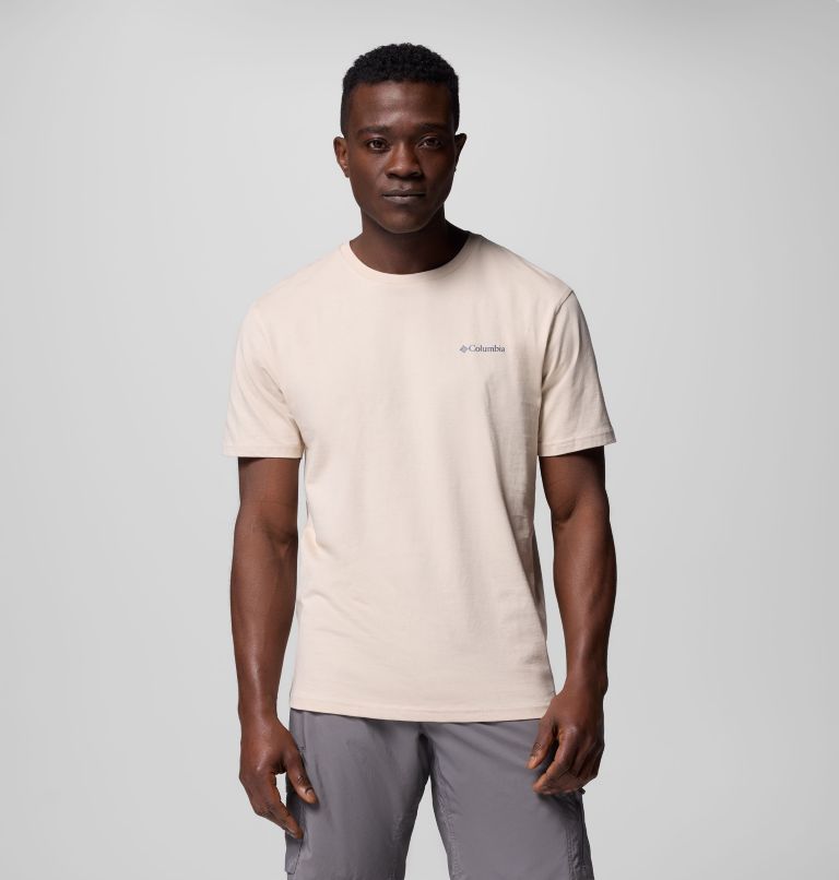 Men's Cavalry Trail Graphic T-Shirt, Color: Dark Stone, 4Peaks, image 3