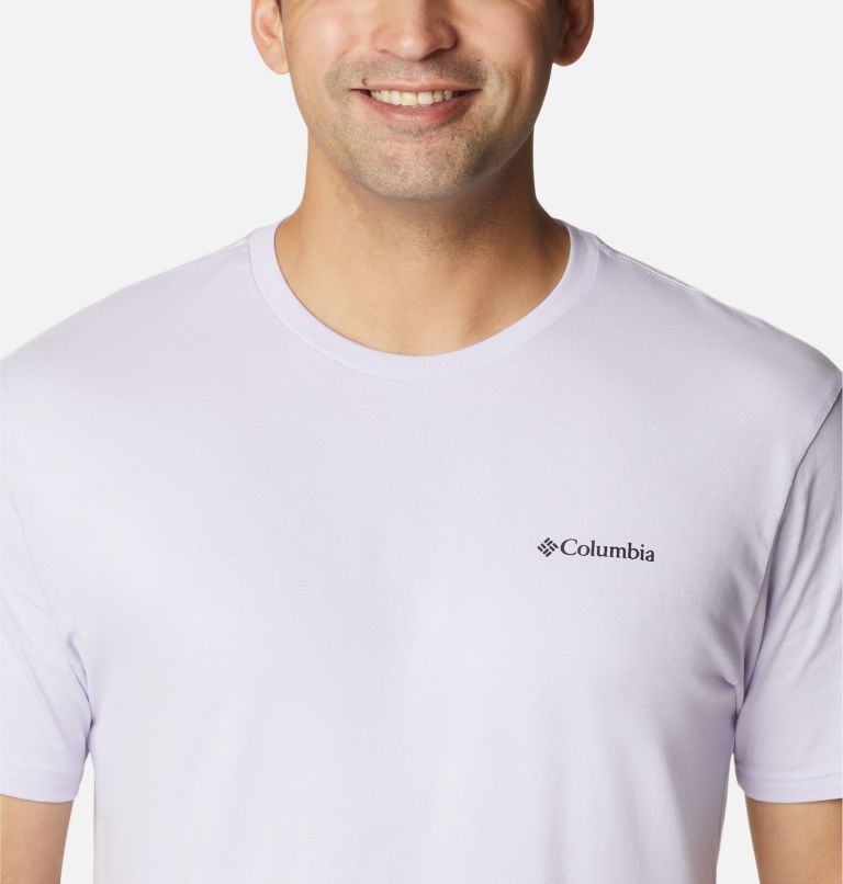Cavalry Trail Grafik T-Shirt für Männer, Color: Purple Tint, Retro Multnomah Graphic, image 4