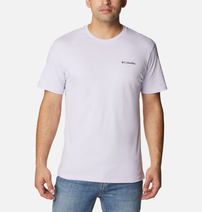 Cavalry Trail Grafik T-Shirt für Männer, Color: Purple Tint, Retro Multnomah Graphic, image 2