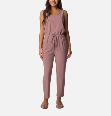 Women's Anytime Tank Jumpsuit, Color: Fig, image 13
